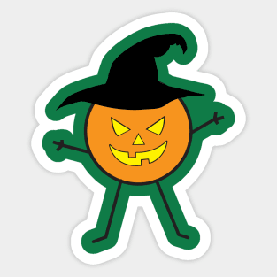 Halloween Snowman Sticker